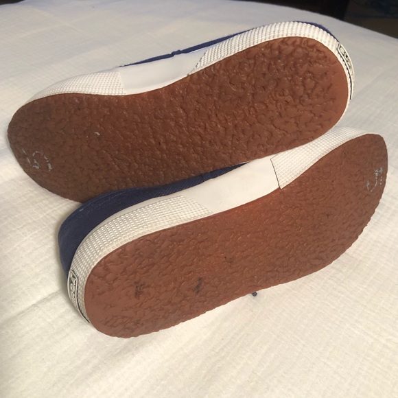 Superga Navy Canvas Sneakers - Picture 6 of 15